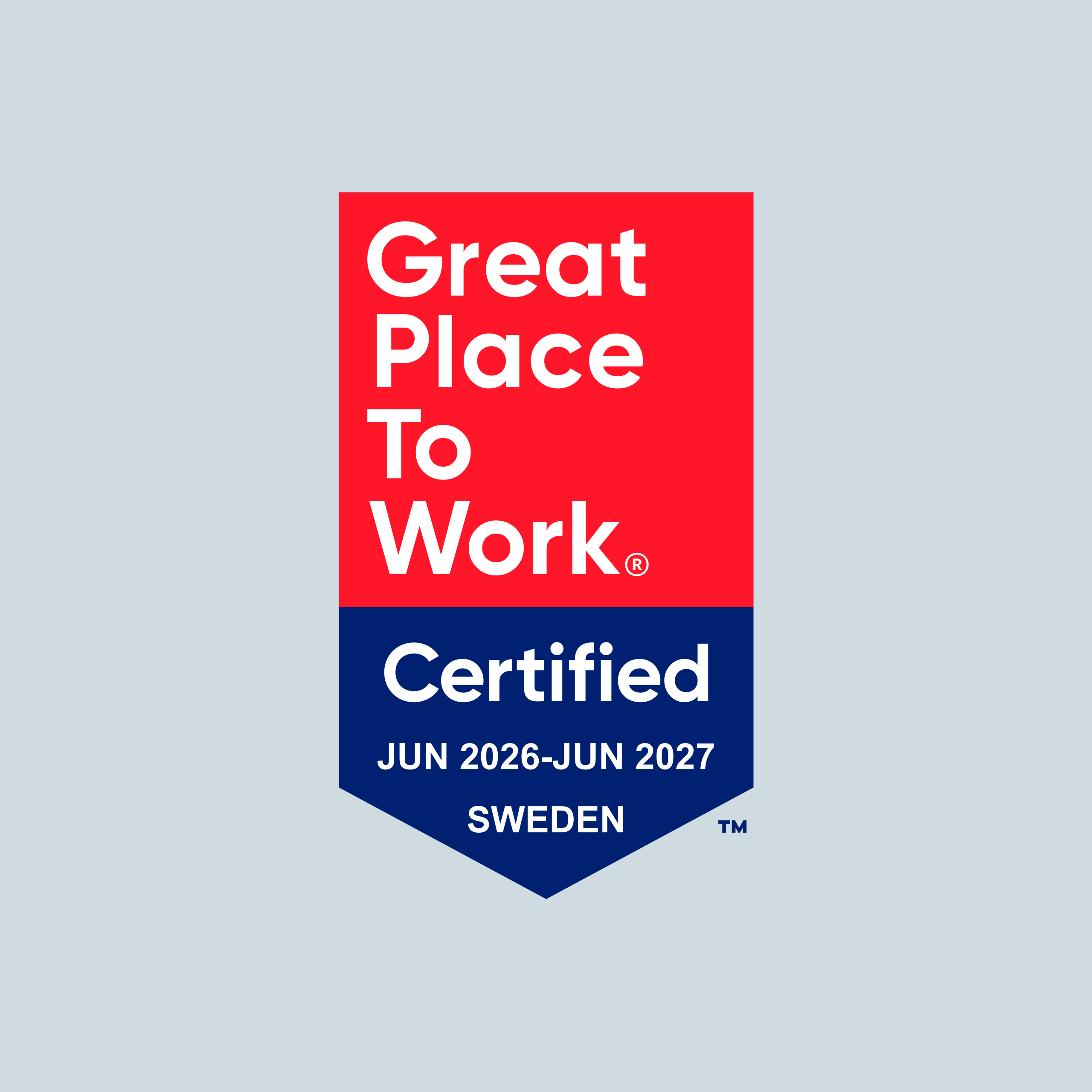 GPTW ljusblå EN Logotype Great Place To Work June 2026-2027